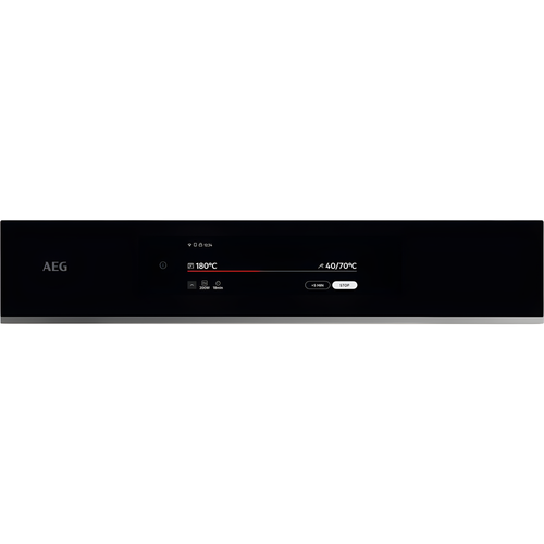 AEG TK9NK821B - Black Single Oven with Microwave - 44L