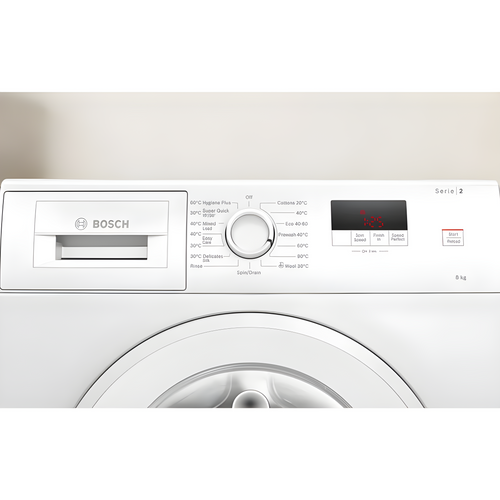 Bosch WGE03408GB - White Freestanding 8KG Washing Machine - 1400 RPM - A energy