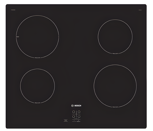 Bosch PUG61RAA5B - Black 4 Zone Induction Hob